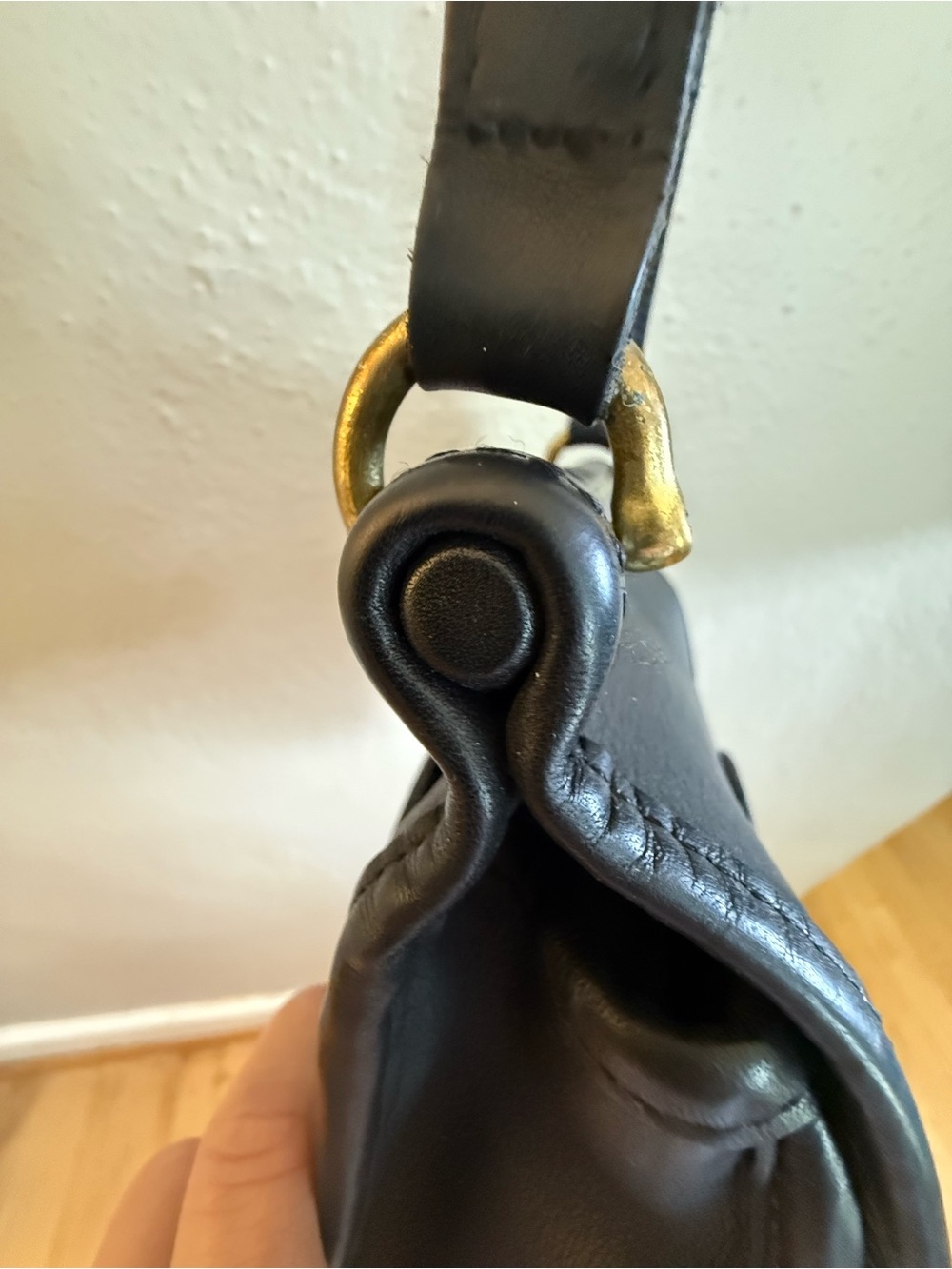 Coach Murphy Black Leather Turnlock Crossbody Bag - Picture 4 of 13